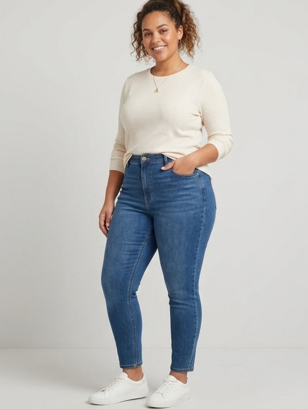 H&M Curvy Ultra High Waist Ankle Jeggings - Size US 24
